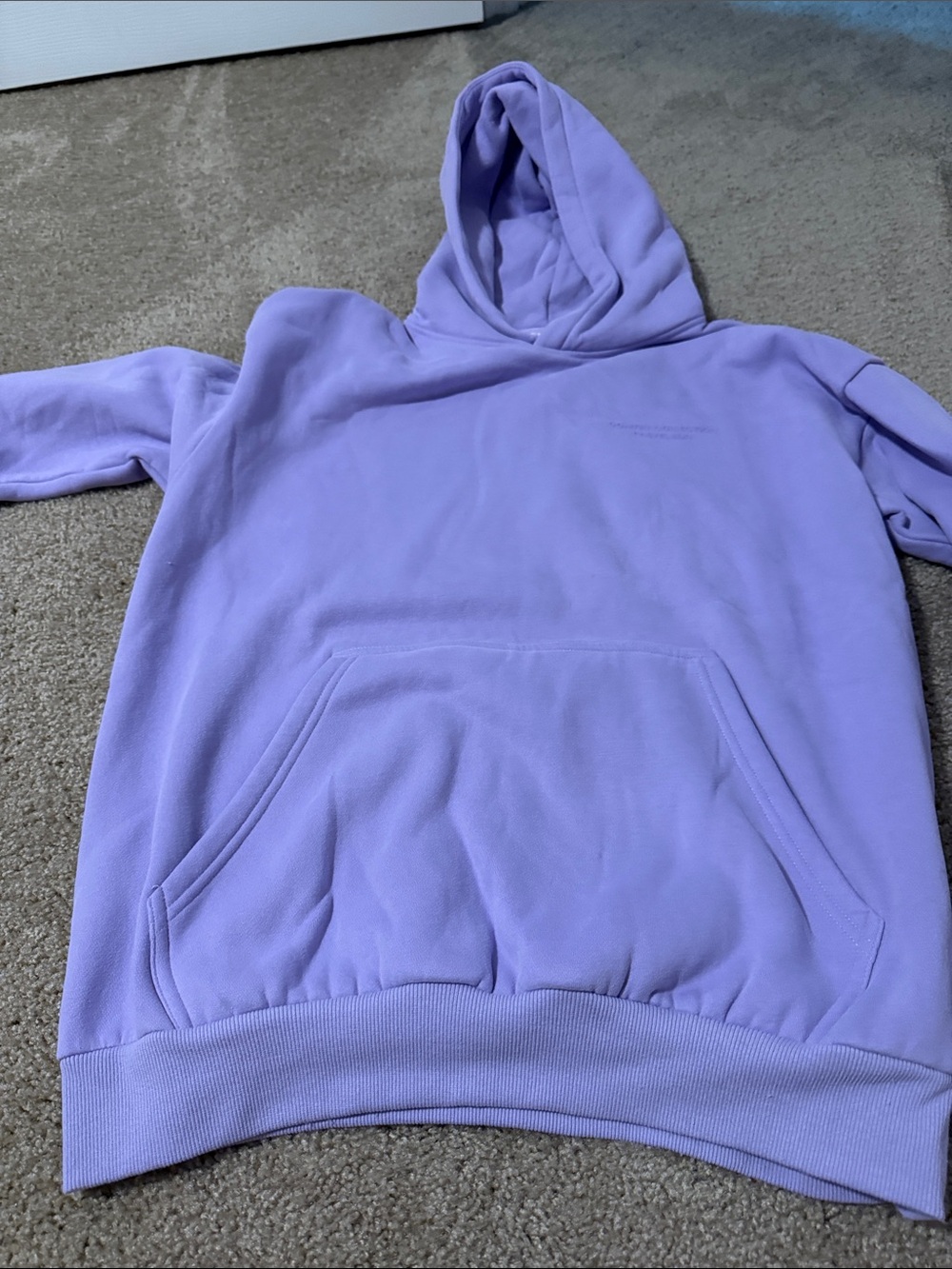 Lavender Women's Hooded Sweater Turtleneck-Style Pullover